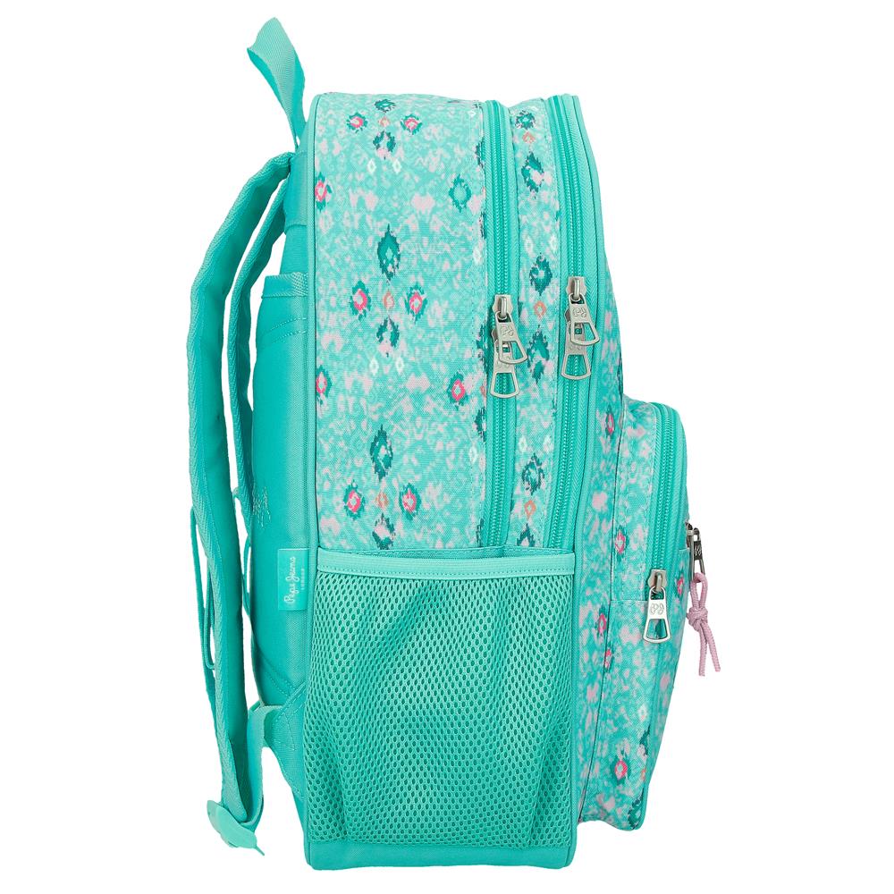 61122F1 ADAP BACKPACK. 40CM 2C. PJL SUN TURQUOISE GREEN