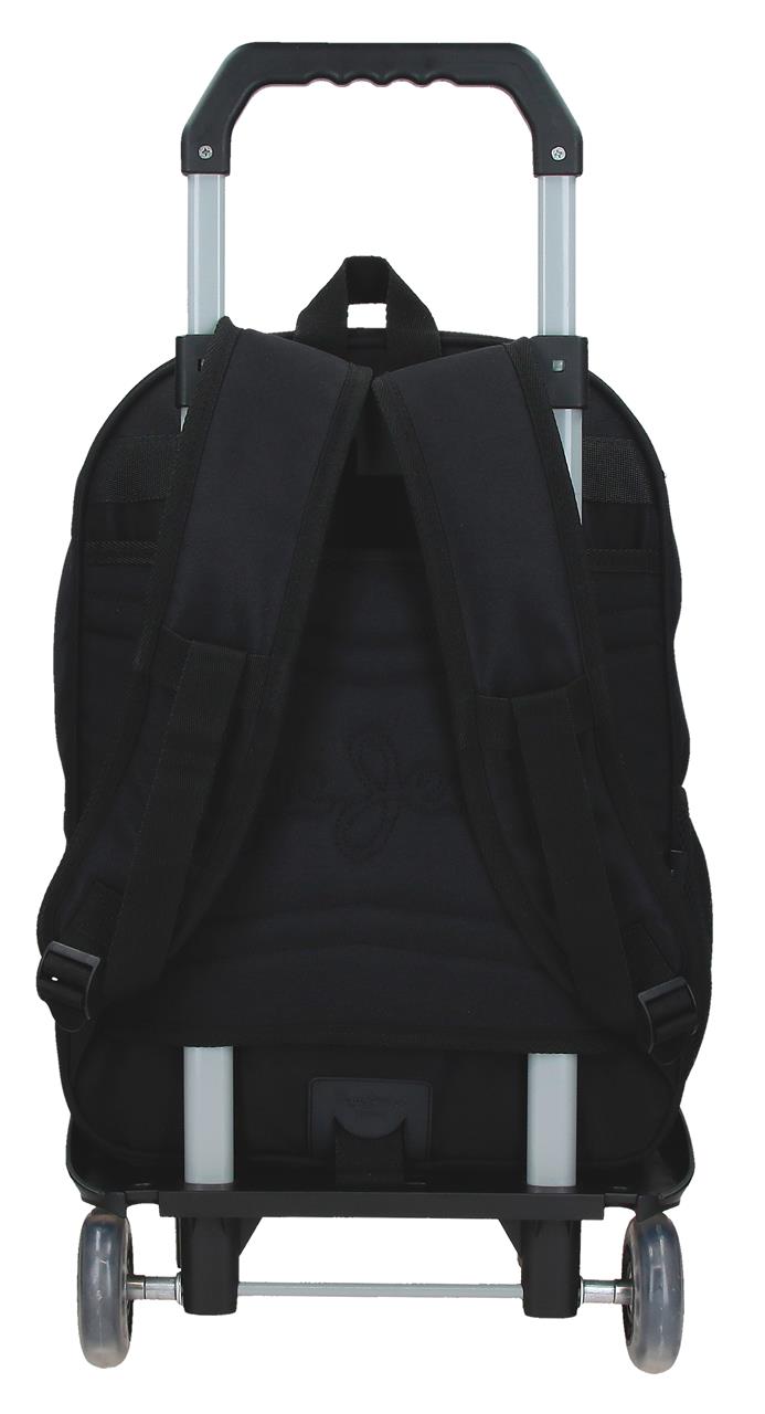 61322V1 ADAP BACKPACK. 40CM 2C. C/CARRO. PJL ELOISE BLACK