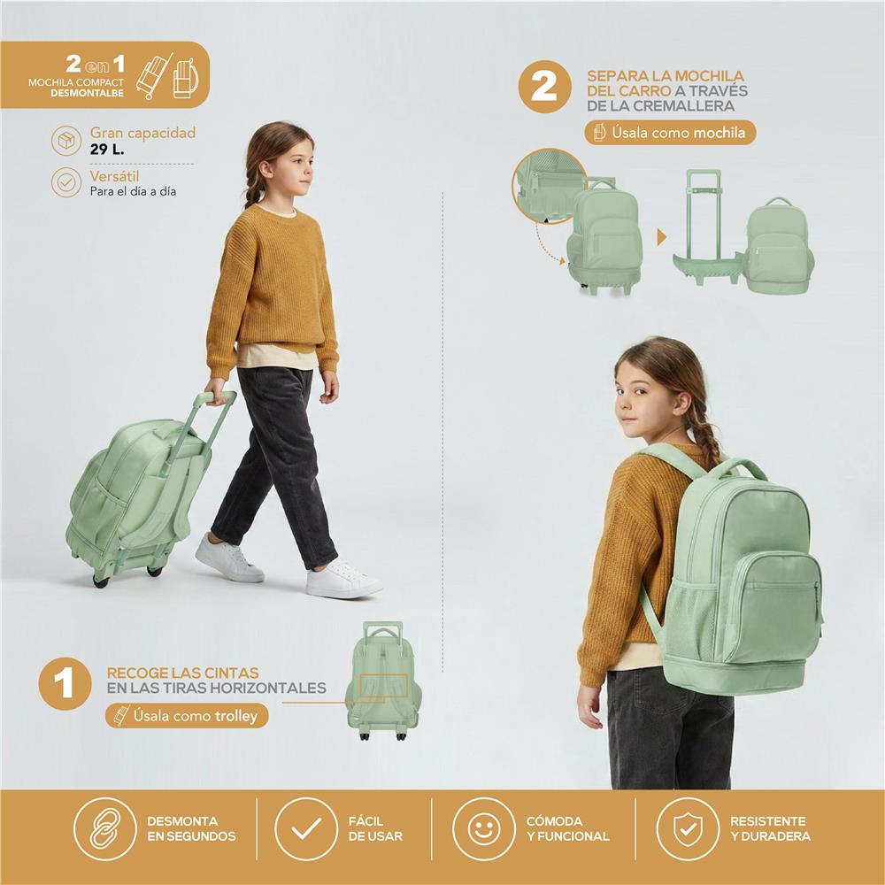 6132941 RUCKSACK COMPACT DESM. 2R. PJL ELOISE SCHWARZ
