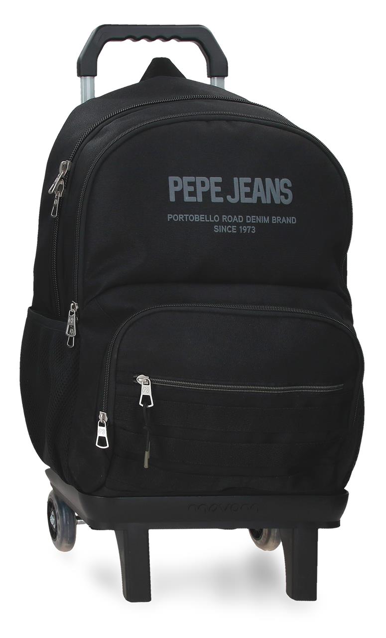 61625V1 SAC À DOS ADAP. 46CM2C. C/CARRO. PJL EDWARD NOIR