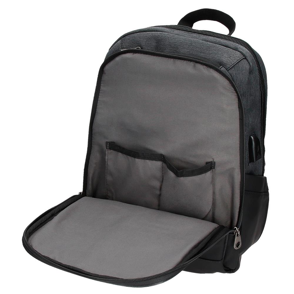 7122131 MOCHILA ADAP. PORTAORD. 2C. PJL JARVIS NEGRO
