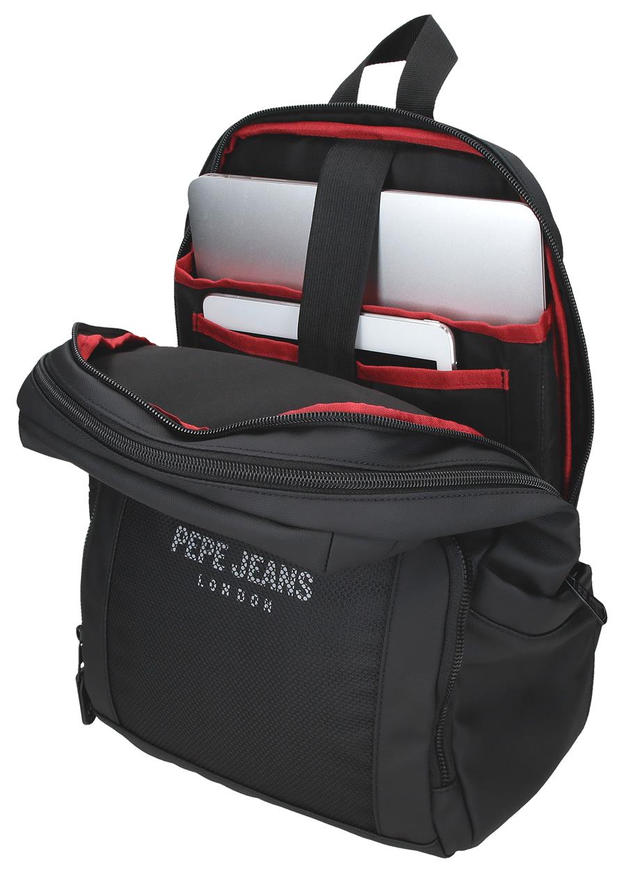7292041 CORD HOLDER BACKPACK. 2C. PJL DURHAM BLACK