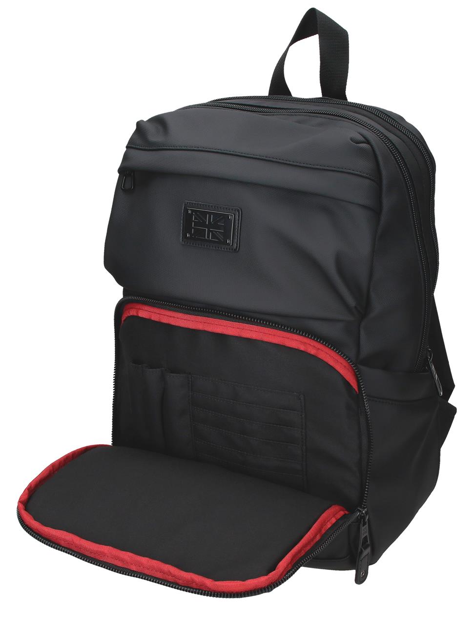 7292041 CORD HOLDER BACKPACK. 2C. PJL DURHAM BLACK