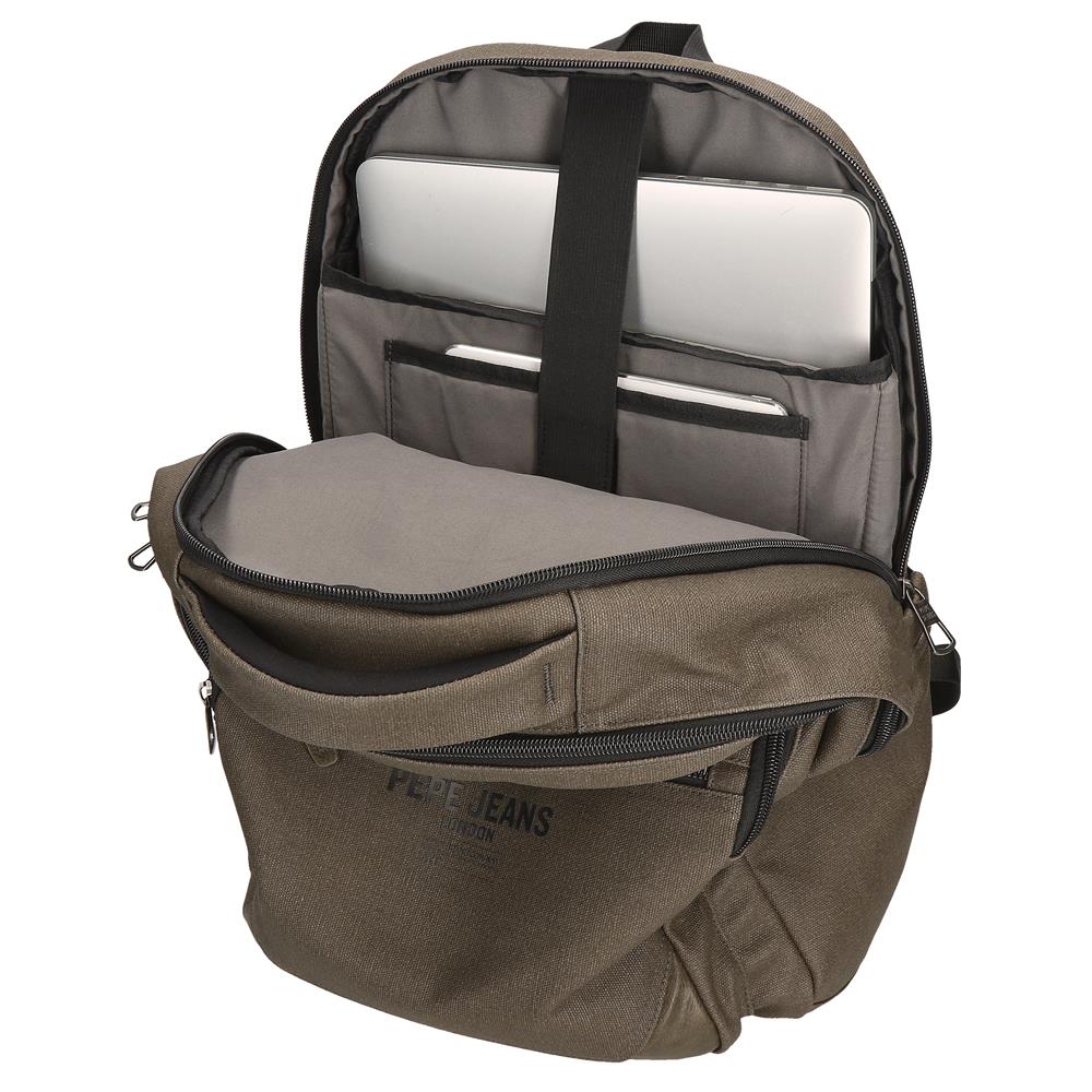 7472542 SAC À DOS ADAP. 2C. SUPPORT MOT ET TABLETTE PJL BERWICK KAKI