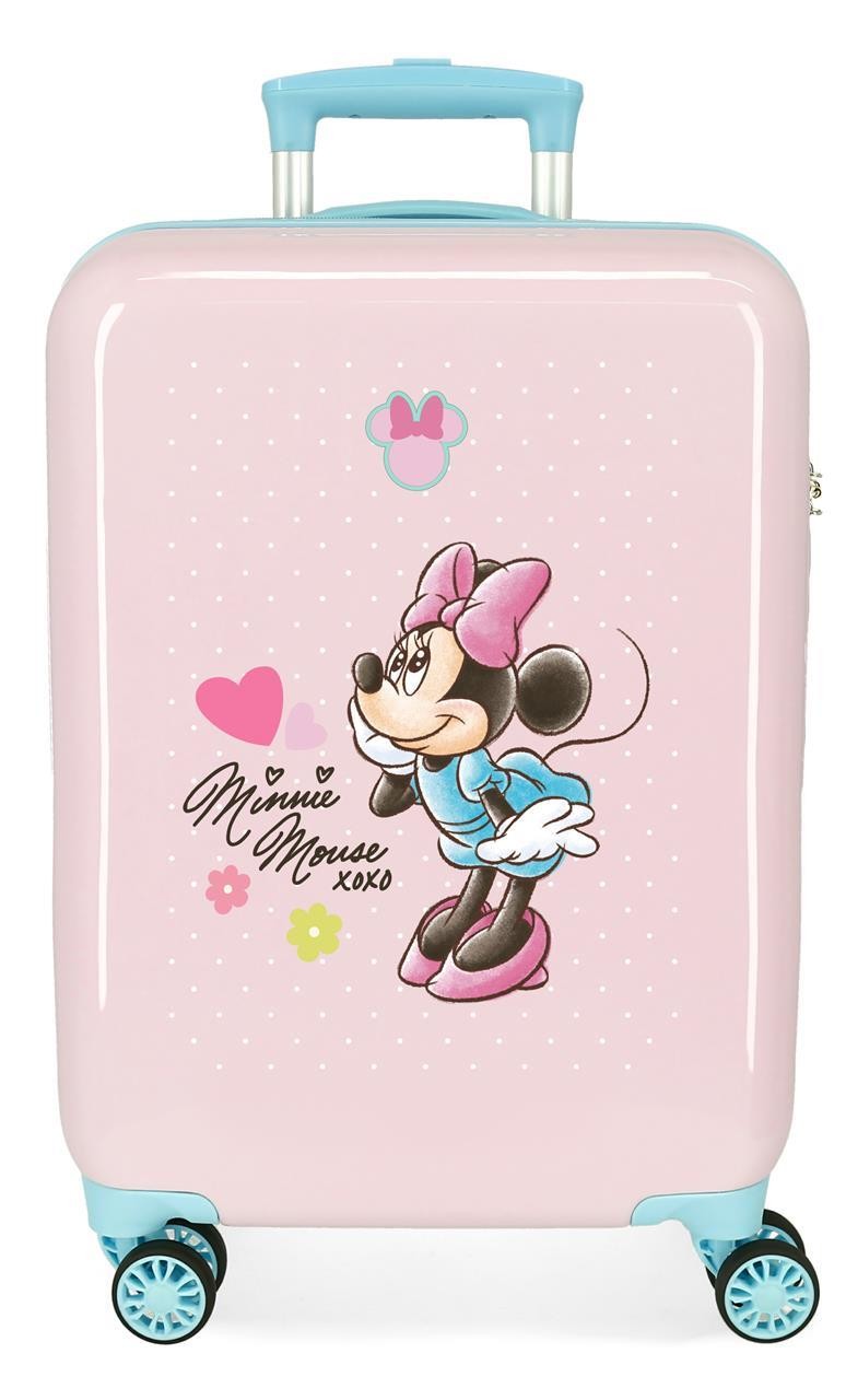 4231743 TROLLEY ABS 55CM.4R. MINNIE IMAGINE PINK