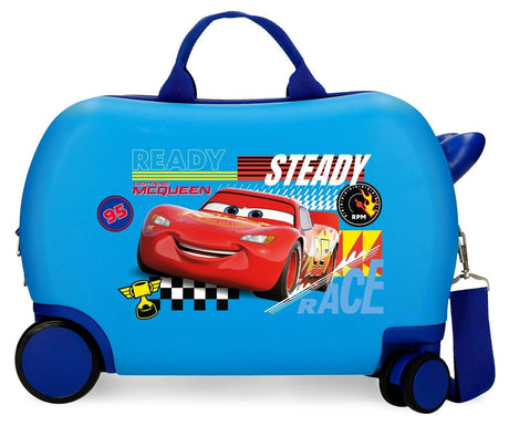 4241041 Maleta INF.ABS 4R.(2 MULTI.) 45CM. CARS LETS RACE Az