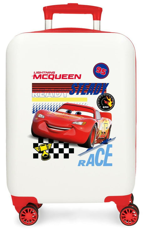 4241342 TROLLEY ABS 50 CM.4R CARS LETS RACE WHITE