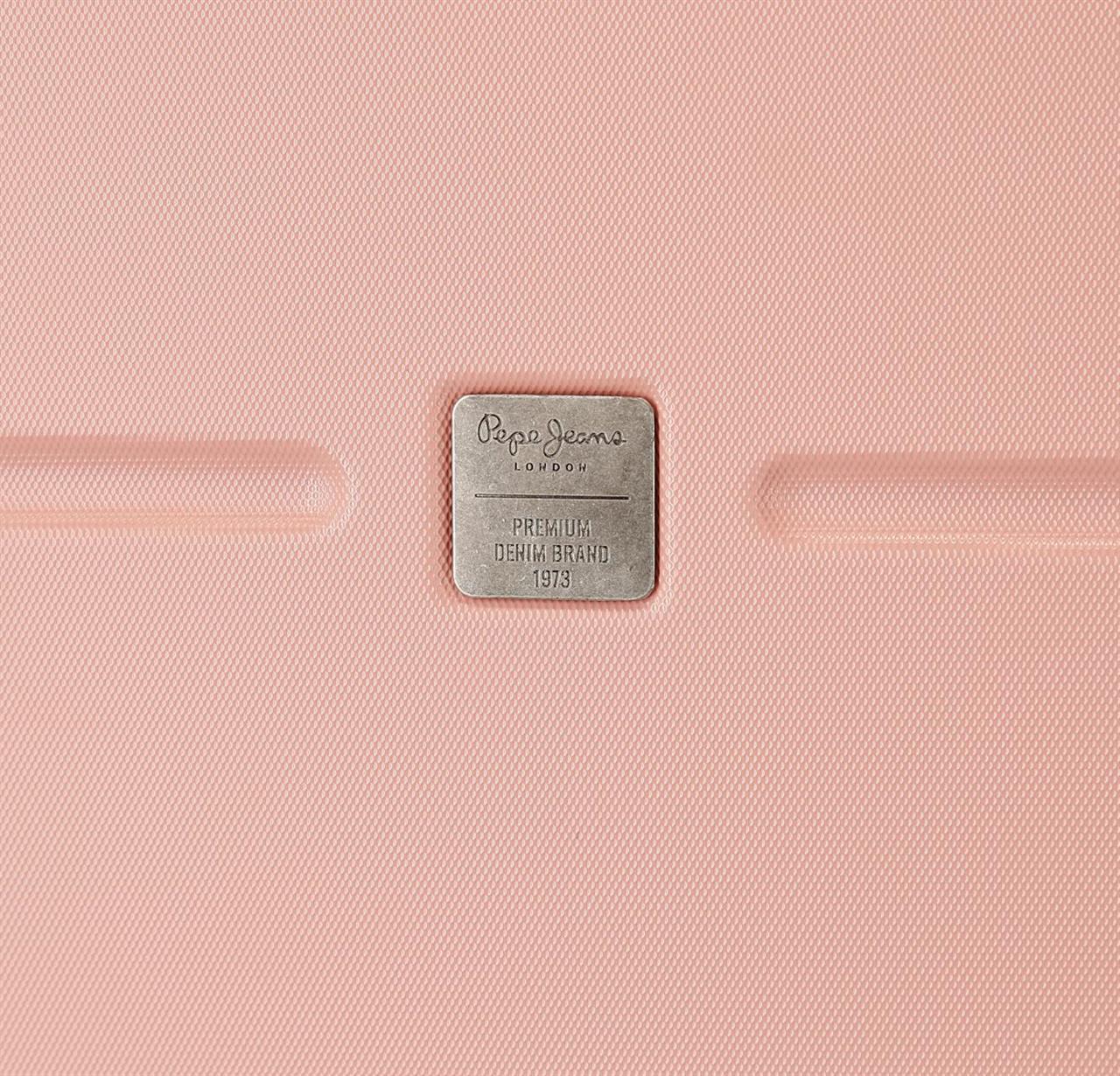 6438624 TROLLEY ABS 55CM. C/EXP. 4R. PJL LAILA LIGHT PINK