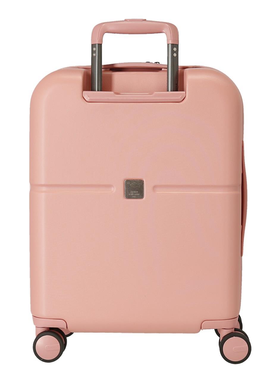 6439124 TROLLEY ABS 55CM. 4R. PJL LAILA ROSA CLARO