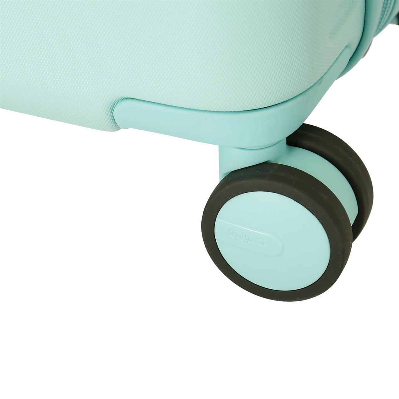 6479225 TROLLEY ABS 70CM. 4R. PJL BORST TURQUOISE