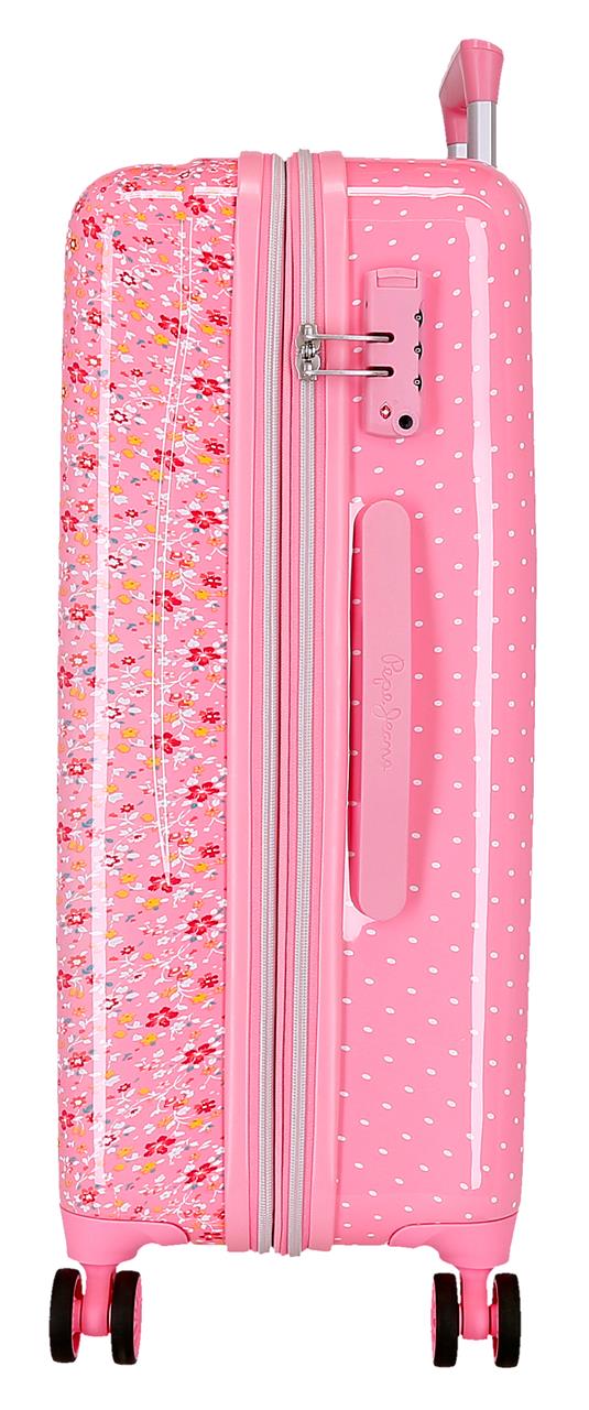 6711923 SET/2 TROLLEY ABS 55-68CM. 4r. PJL Alenka Rosa