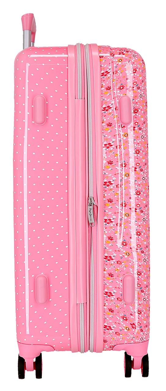 6711923 SET/2 TROLLEY ABS 55-68CM. 4r. PJL Alenka Rosa