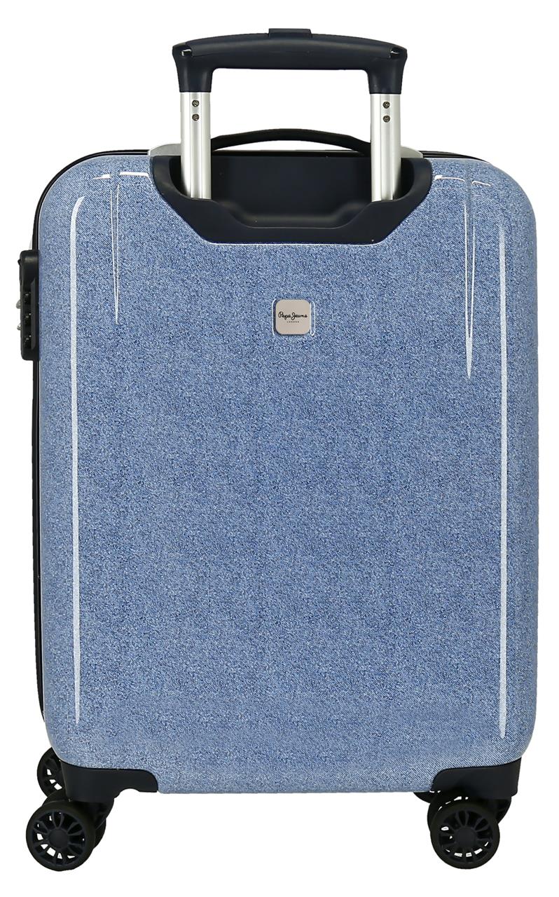 6821722 TROLLEY ABS 55CM. 4R. PJL NONI DENIM LIGHT BLUE