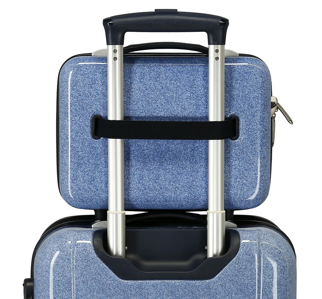 Pack Walizka kabinowa + neceser NONI DENIM z PEPE JEANS