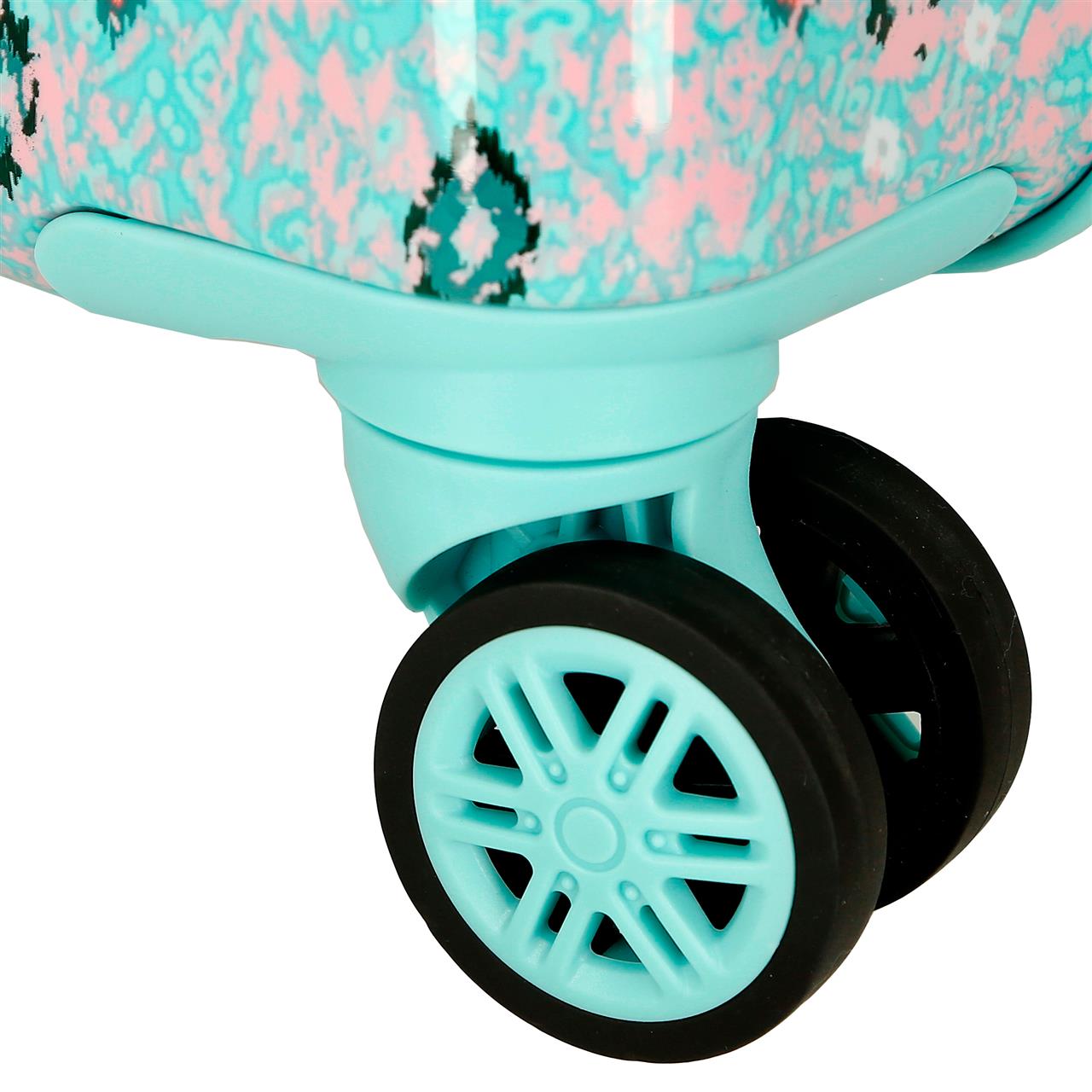 6111741 TROLLEY ABS 55CM. 4R. PJL SOLEIL TURQUOISE