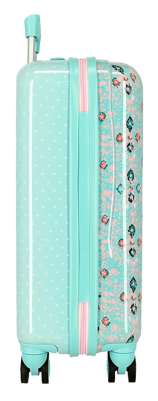 6111441 SET/2 TROLLEY ABS 55-65CM. 4R. PJL ZON TURQUOISE