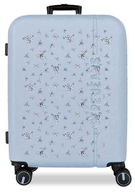 6088842 TROLLEY ABS 68CM. C/EXP. 4R. PJL OLIVIA JASNONIEBIESKI