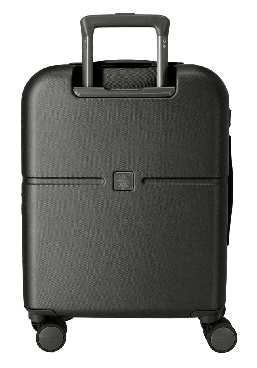 7688621 TROLLEY ABS 55CM. C/EXP. 4R. PJL HIGHLIGHT SCHWARZ