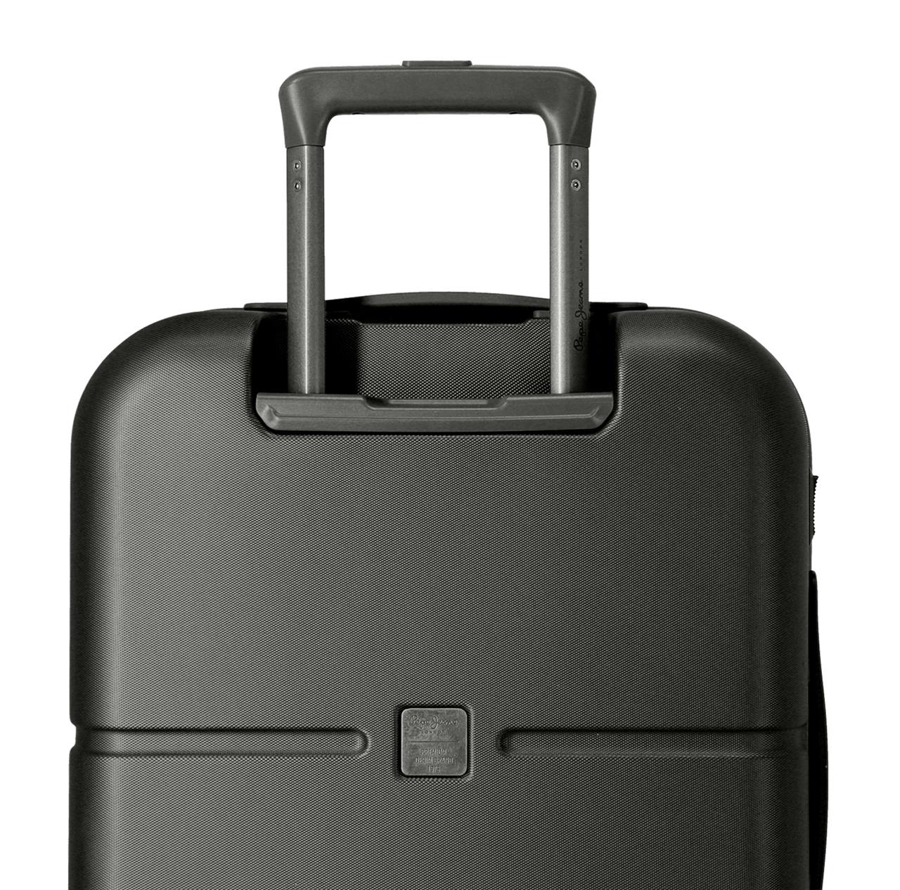 7688621 TROLLEY ABS 55CM. C/EXP. 4R. PJL HIGHLIGHT SCHWARZ