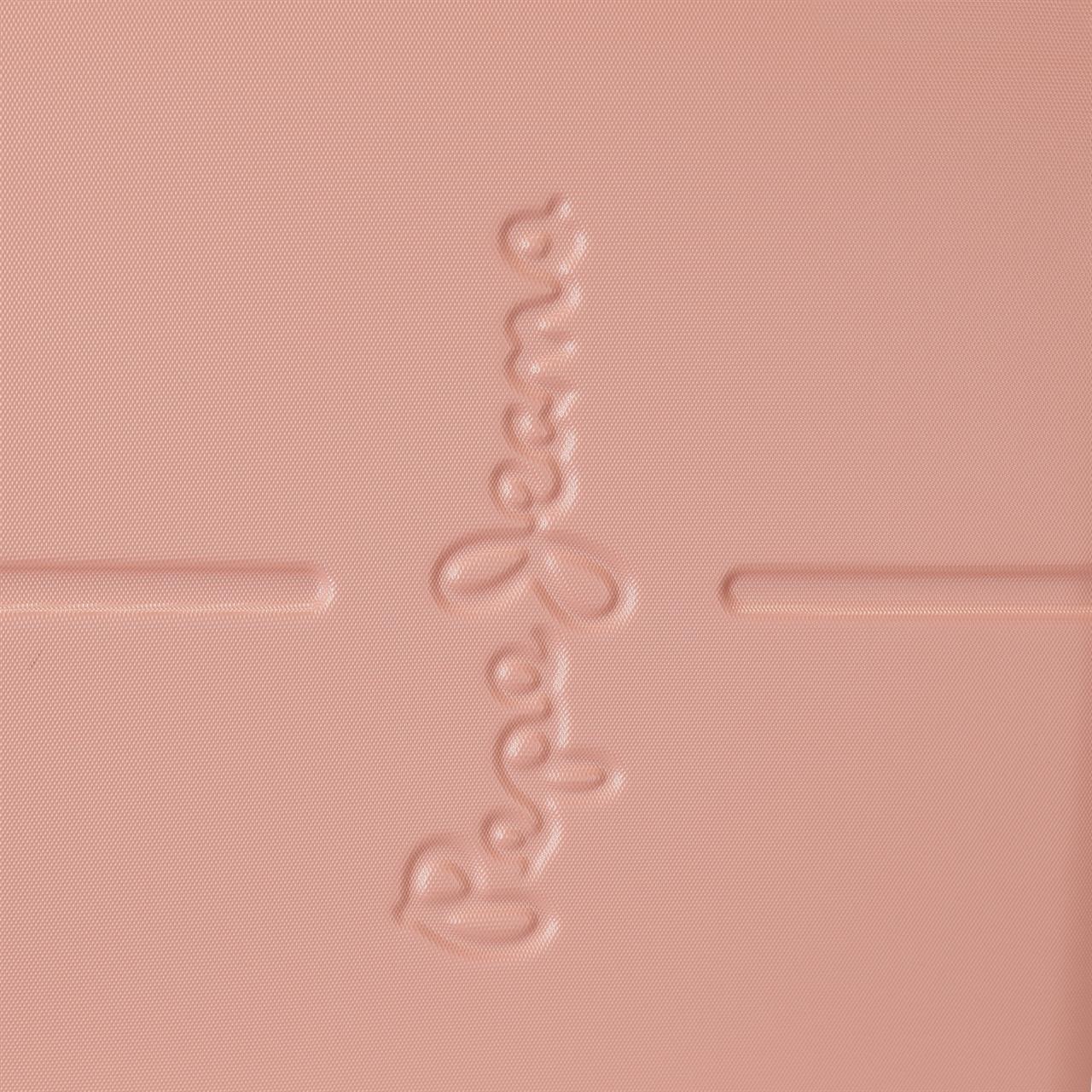 7688624 TROLLEY ABS 55CM. C/EXP. 4R. PJL HIGHLIGHT LICHT ROZE