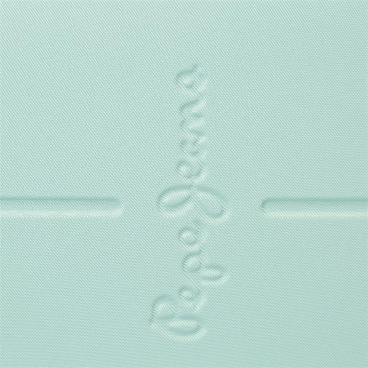 7688625 TROLLEY ABS 55CM. C/EXP. 4R. PJL HIGHLIGHT TURQUOISE