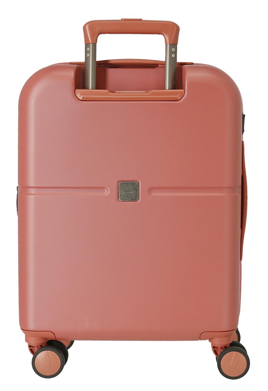 7688626 TROLLEY ABS 55CM. C/EXP. 4R. PJL HIGHLIGHT TERRAKOTTA