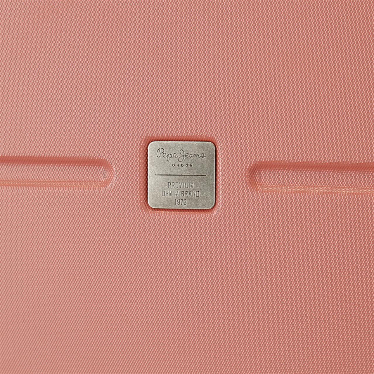 7688626 TROLLEY ABS 55CM. C/EXP. 4R. PJL HIGHLIGHT TERRAKOTTA