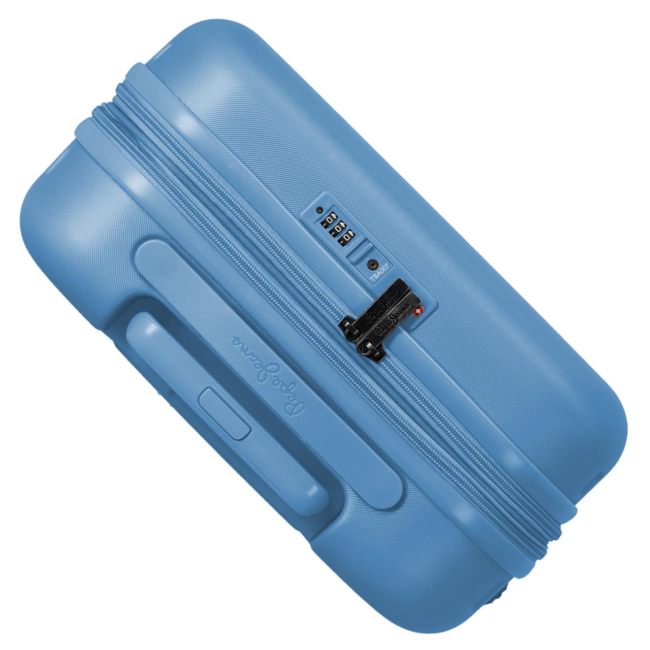 768862I TROLLEY ABS 55CM. C/EXP. 4R. PJL HIGHLIGHT AZULON
