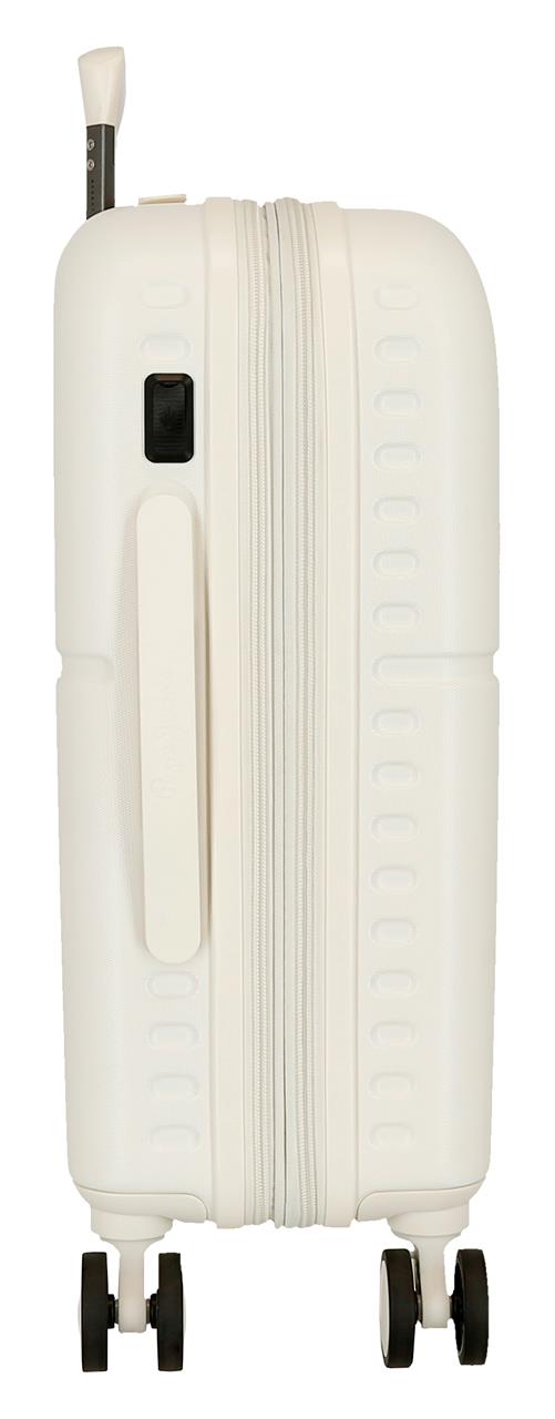 768862F TROLLEY ABS 55CM. C/EXP. 4R. PJL HIGHLIGHT WHITE