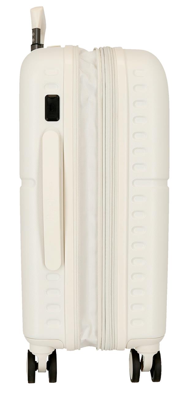 768862F TROLLEY ABS 55CM. C/EXP. 4R. PJL HIGHLIGHT WHITE