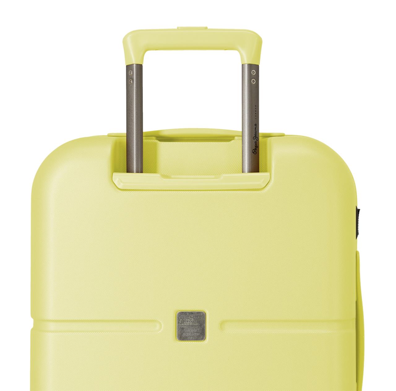 768862H TROLLEY ABS 55CM. C/EXP. 4R. PJL HIGHLIGHT GELB