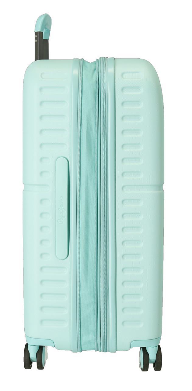 7689225 TROLLEY ABS 70CM. C/EXP. 4R. PJL MOULANT TURQUOISE