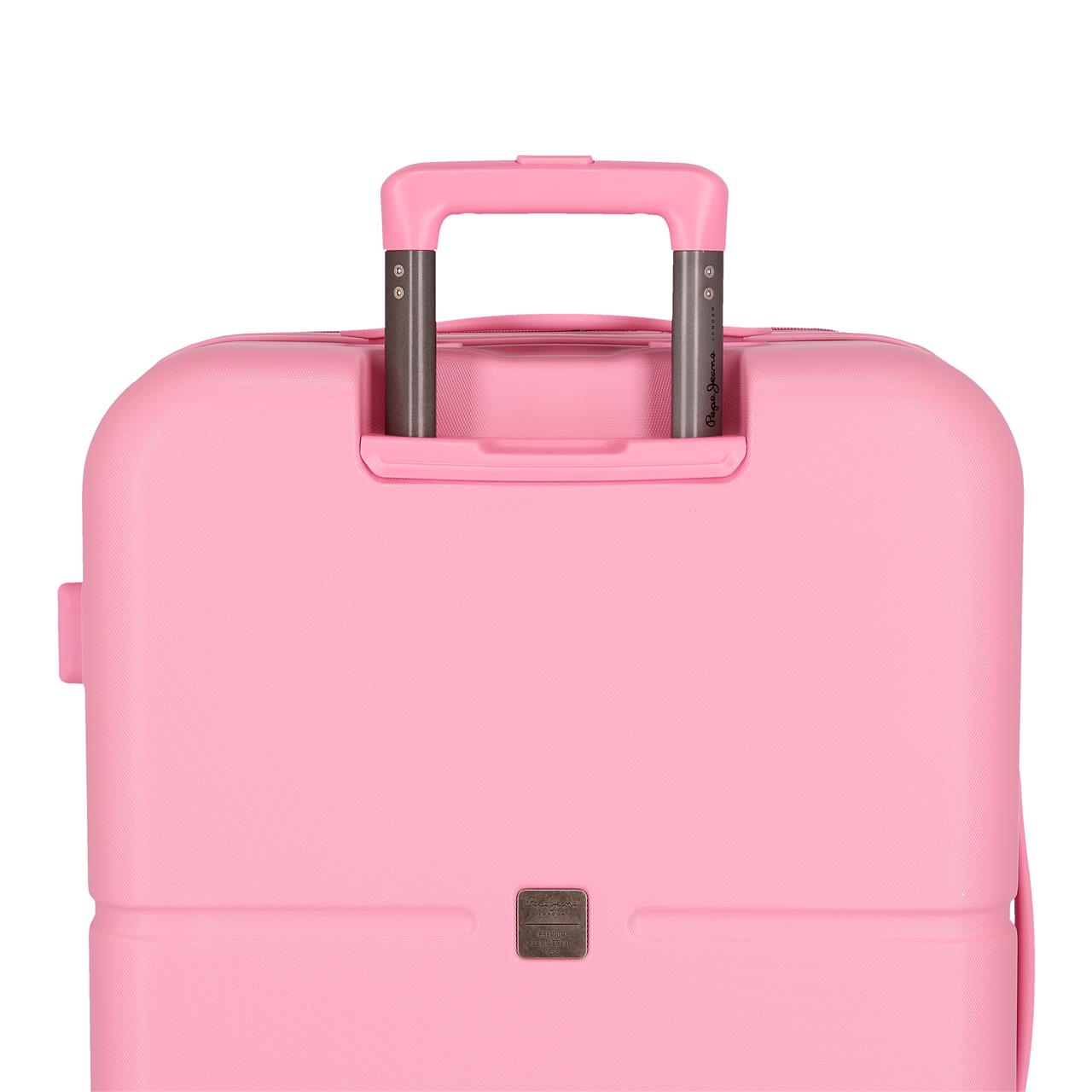 768922E TROLLEY ABS 70CM. C/EXP. 4R. PJL HIGHLIGHT ROSA