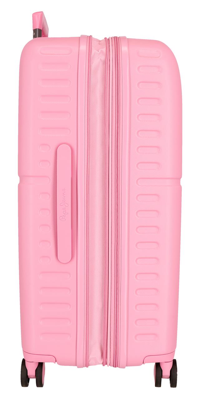 768922E TROLLEY ABS 70CM. C/EXP. 4R. PJL HIGHLIGHT ROSA