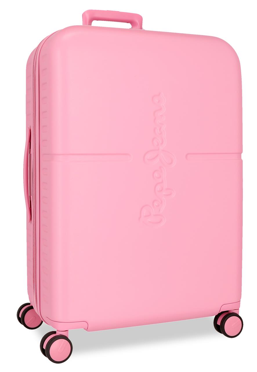 768922E TROLLEY ABS 70CM. C/EXP. 4R. PJL HIGHLIGHT ROSA