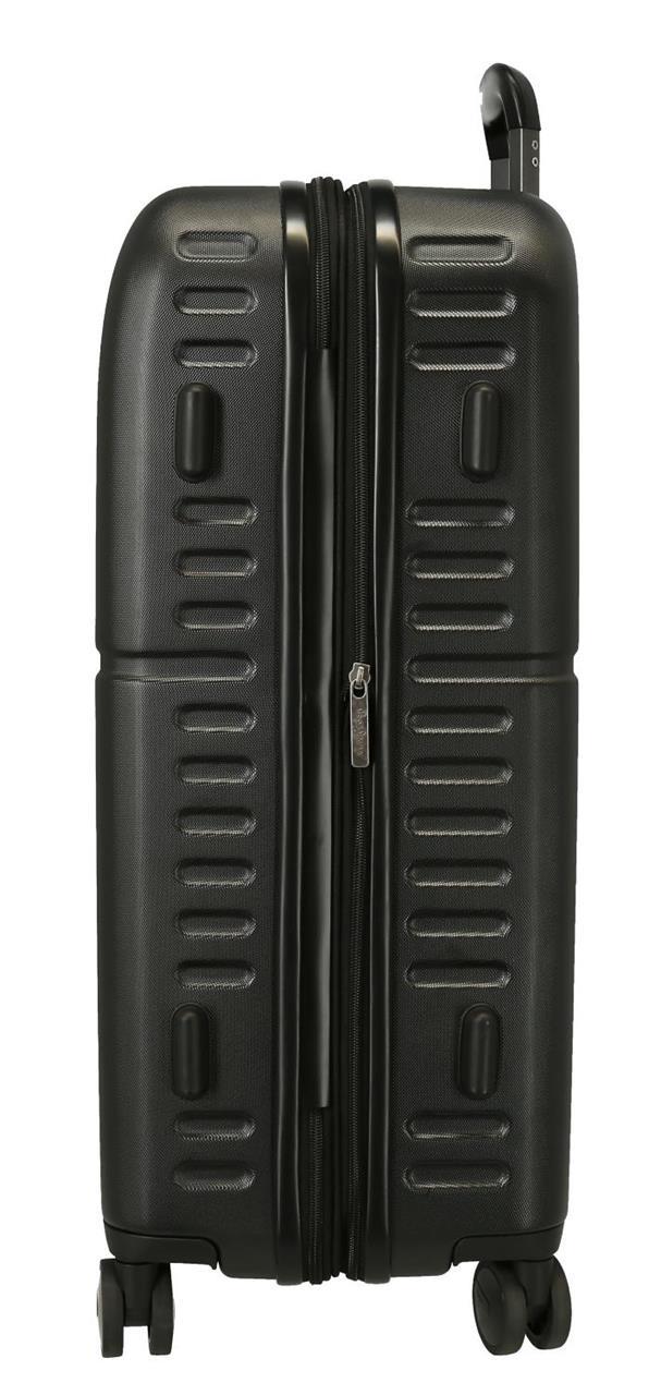 7689521 SET/2 TROLLEY ABS 55-70CM. 4R. PJL SURFLÉCHANT NOIR