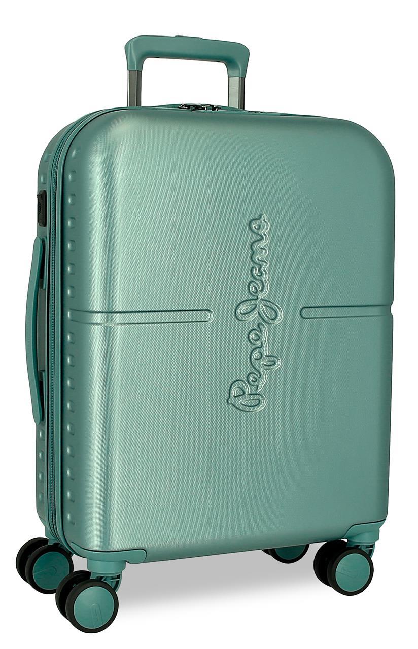 768862B TROLLEY ABS 55CM. C/EXP. 4R. PJL HIGHLIGHT TÜRKIS