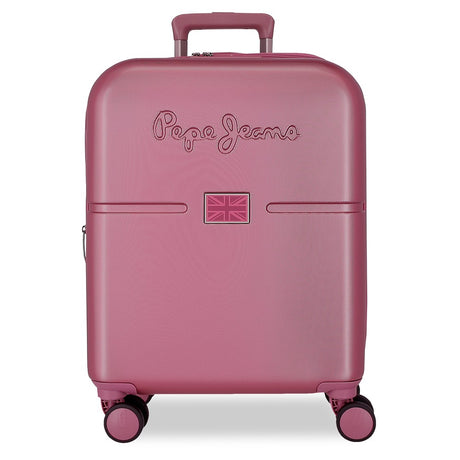 769863E TROLLEY ABS 55CM. C/EXP. 4R. PJL ACCENT ROJO