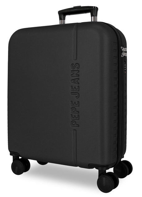 7569141 TROLLEY ABS 55CM. 4R. PJL MONTANA ZWART