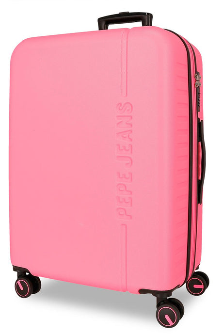 7568848 TROLLEY ABS 68CM. C/EXP. 4R. PJL MONTANA FUCHSIA