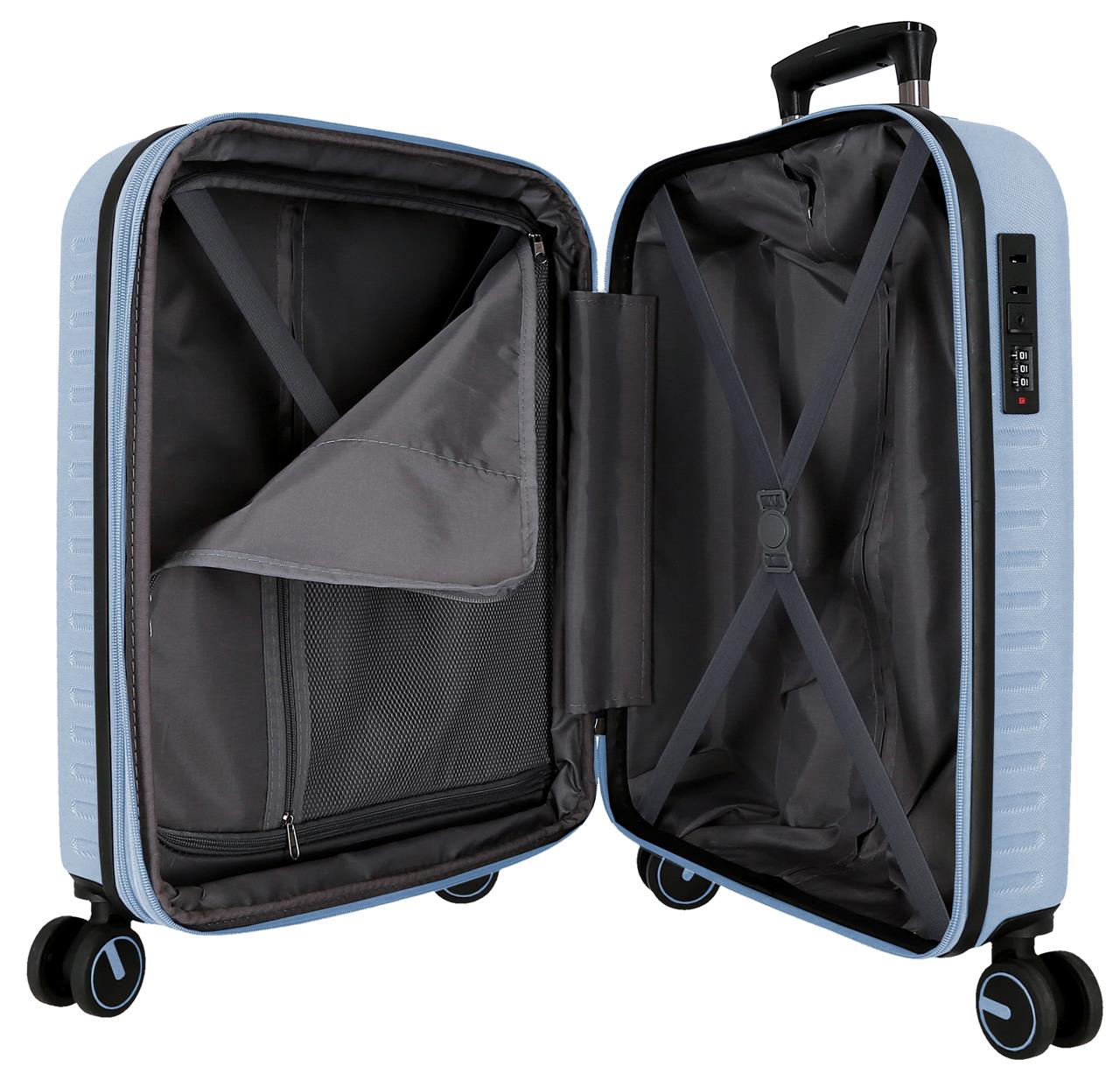 7568943 SET/2 TROLLEY ABS 55-68CM. C/EXP. 4R. PJL MONTANA AZ