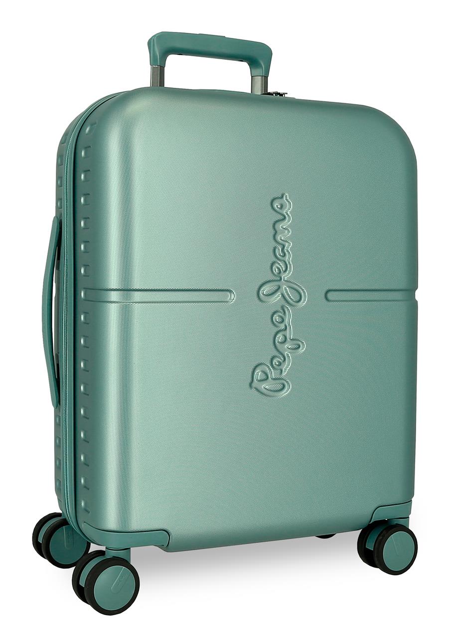 768912B TROLLEY ABS 55CM. 4R. PJL HIGHLIGHT TÜRKIS