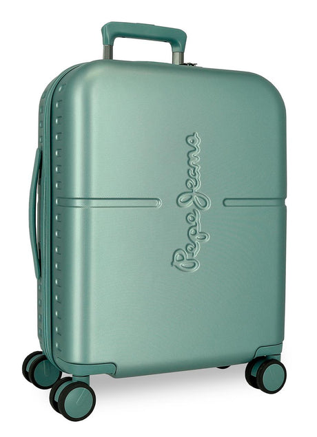 768912B TROLLEY ABS 55CM. 4R. PJL HIGHLIGHT TÜRKIS