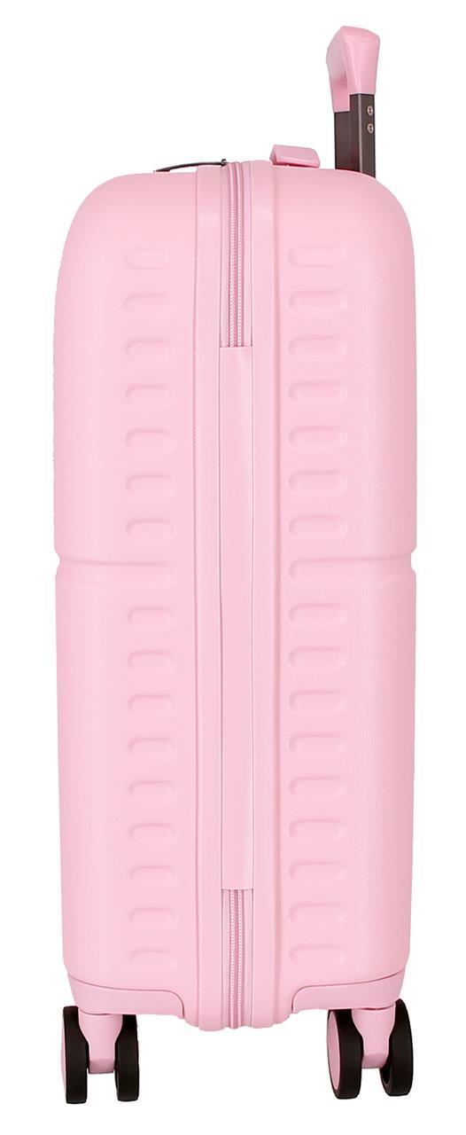 768912C TROLLEY ABS 55CM. 4R. PJL HIGHLIGHT HELLROSA