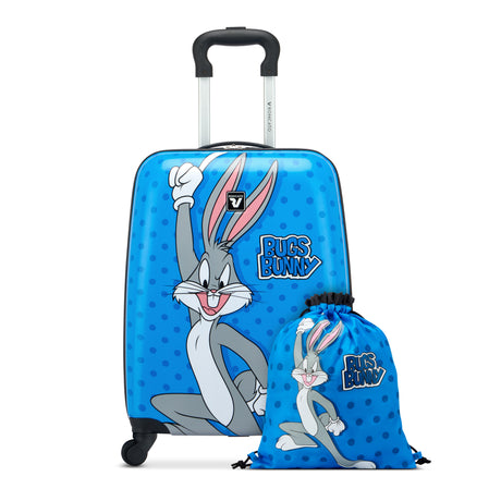 TROLLEY JUNIOR + COPRI SCARPE LOONEY TUNES KIDS DLX BUGS BUNNY BLU