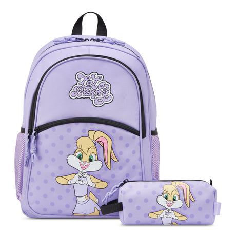 RONCATO MOCHILA JUNIOR + ESTUCHE  LOONEY TUNES DLX LOLA