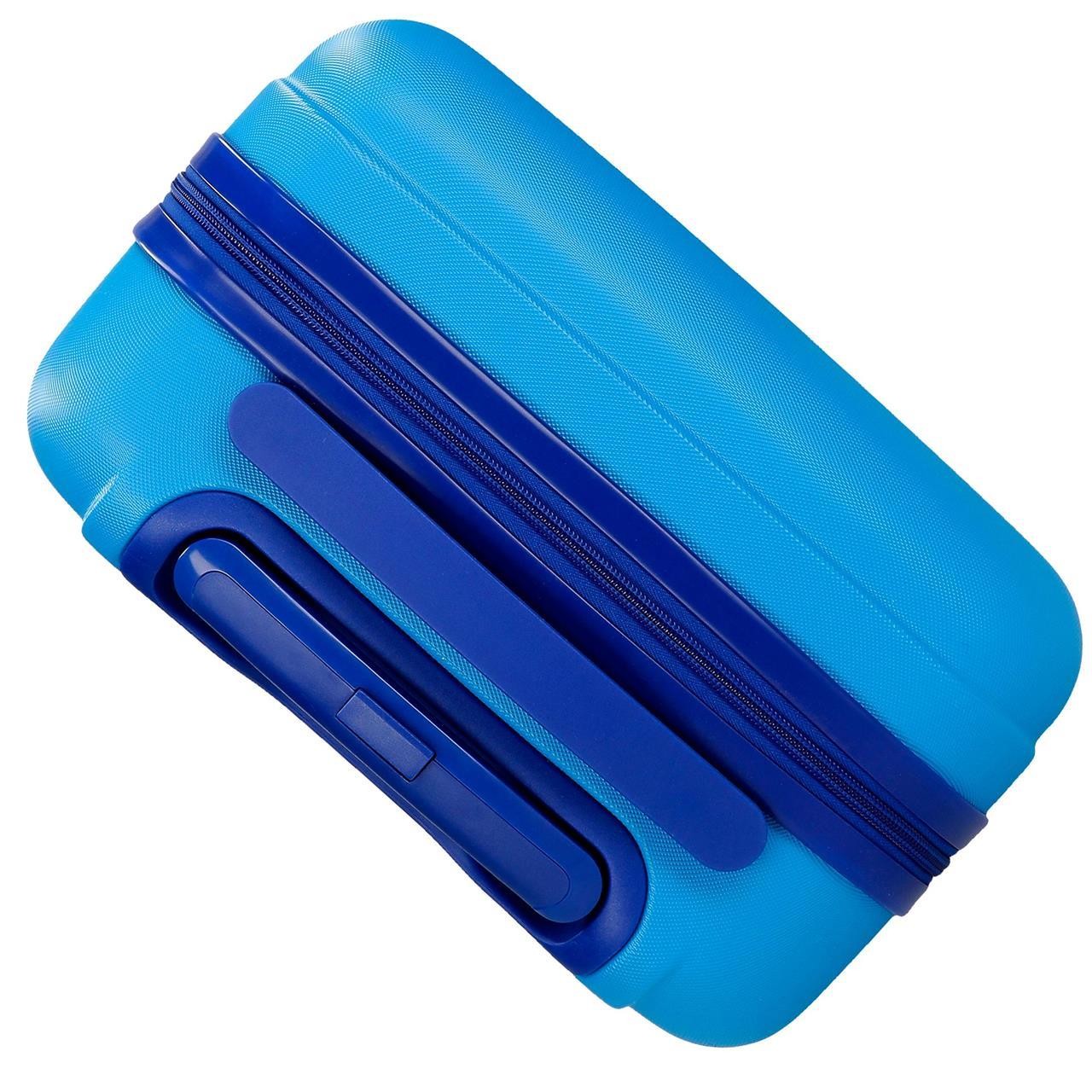 4431341 TROLLEY ABS 50 CM.4R SIMBA CAMOUFLAGED BLUE