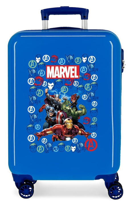 4431722 TROLLEY ABS 55CM. AVENGERS TEAM BLUE