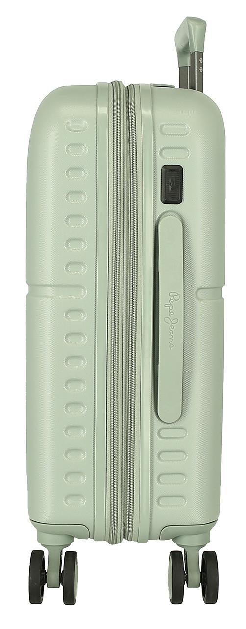 7698639 TROLLEY ABS 55CM. C/ESP. 4R. PJL ACCENT VERDE ANNATA