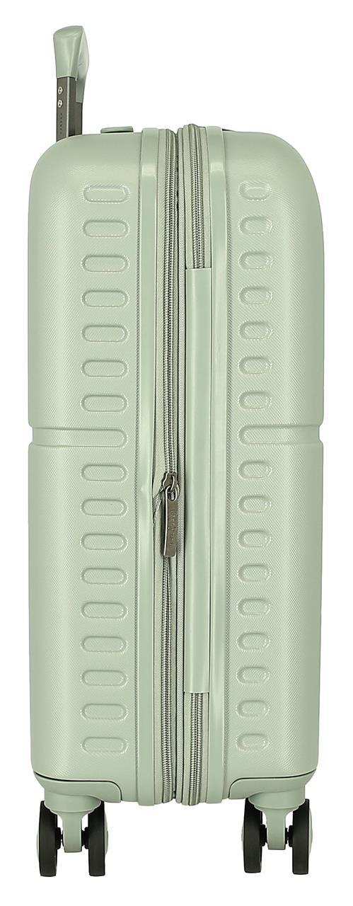 7698639 TROLLEY ABS 55CM. C/ESP. 4R. PJL ACCENT VERDE ANNATA